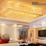 Đèn mâm pha lê áp trần M21311-1000
