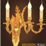 Đèn tường đồng nến mạ vàng 3141-3