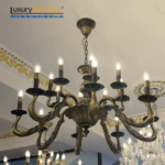 Đèn chùm trang trí nến đồng CGP186/16