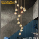 Đèn thả pha lê thông tầng TTGP032
