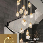 Đèn thả thông tầng pha lê hiện đại HTK_028